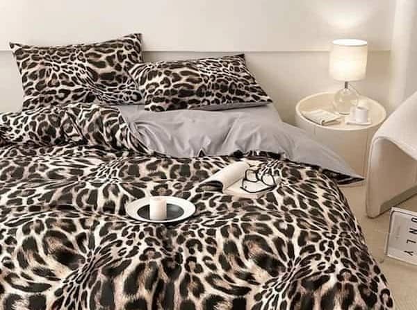 تصویر 4 از رو تختی پلنگی مخمل نرم و گرم مناسب زمستان